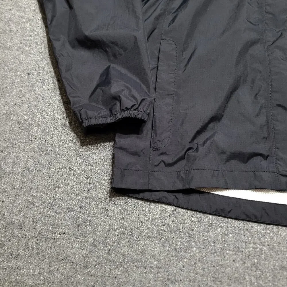 The North Face Jacket Girls Extra Large 18 Black Resolve Reflective Ripstop Rain